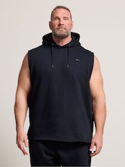 BadRhino Big & Tall Blue Sleeveless Hoodie - Image 1 of 6