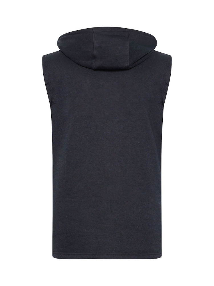 BadRhino Big & Tall Blue Sleeveless Hoodie - Image 6 of 6
