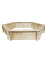 Charles Bentley Brown Wooden Sand Pit - Image 2 of 5