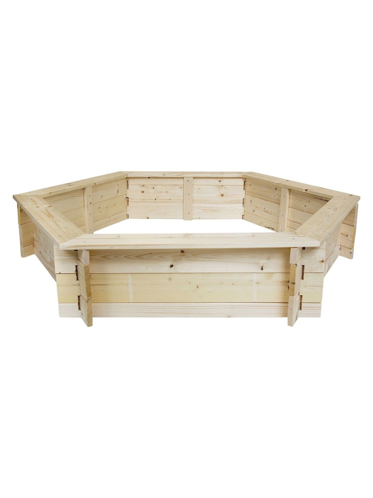 Charles Bentley Brown Wooden Sand Pit - Image 2 of 5