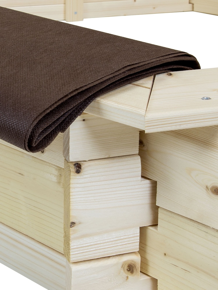 Charles Bentley Brown Wooden Sand Pit - Image 5 of 5