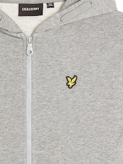 Lyle & Scott Grey Zip Through Hoodie - Image 5 of 5