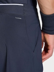 adidas Blue Shorts & Tight Tennis Shorts Set - Image 4 of 6