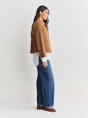 Weekend MaxMara Blue Caduca Slim Barrel Jeans - Image 2 of 6