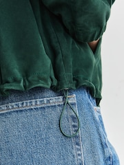 Weekend MaxMara Green Zuppa Suede Short Jacket - Image 6 of 6