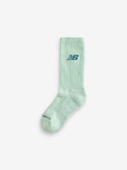 New Balance Teal Blue Everyday Seasonal Crew Socks 3 Pack - Image 3 of 4