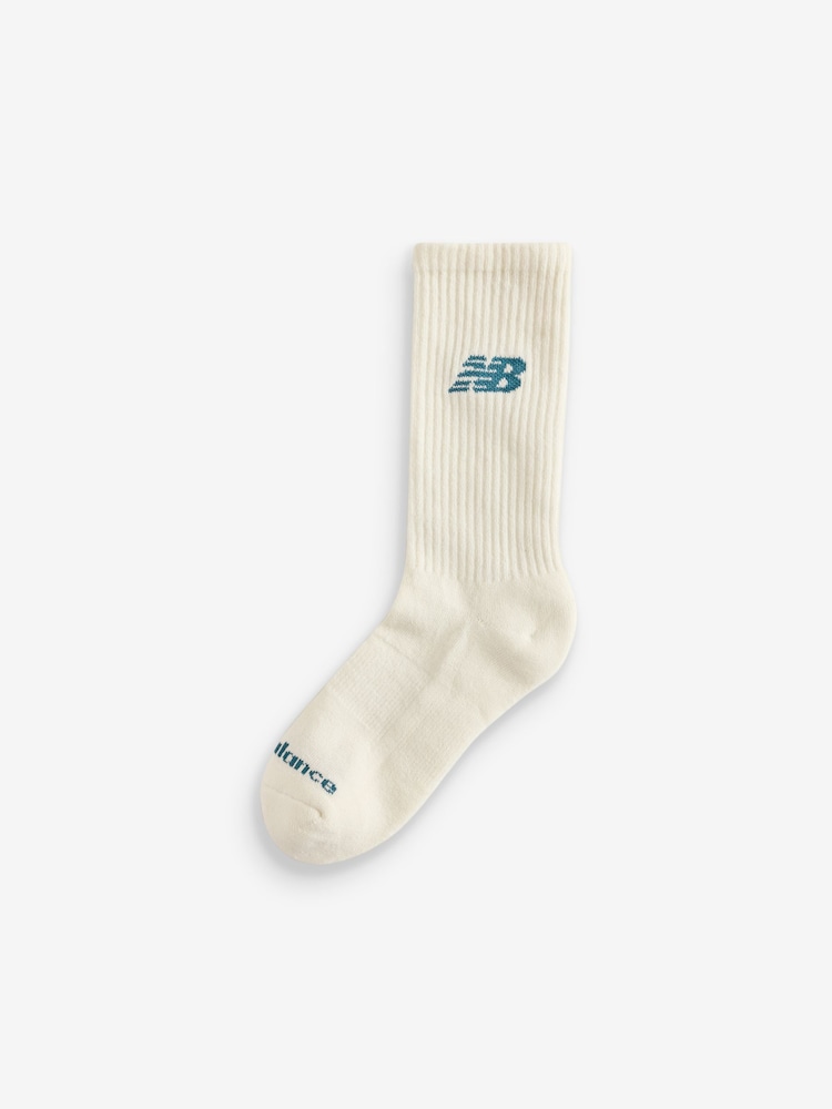 New Balance Teal Blue Everyday Seasonal Crew Socks 3 Pack - Image 4 of 4