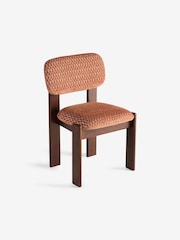 MADE.COM Set of 2 Lanzo Rust Orange Colton Dining Chairs - Image 5 of 5