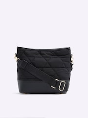 River Island Black Nylon Webbing Bucket Cross-Body Bag - Image 2 of 5