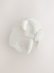 Cream Borg Trapper Baby Hat - Image 2 of 4