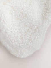 Cream Borg Trapper Baby Hat - Image 4 of 4
