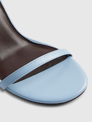 Blå - River Island sandaler med blokhæl og rem i Kunstigt ruskind - Billede 5 af 6