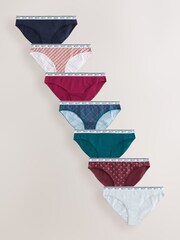 Qırmızı Yaylar/Dəniz Qüvvələri Çekləri - Cotton Loqo Knickers 7 Pack - 10şəkildən 1 şəkil