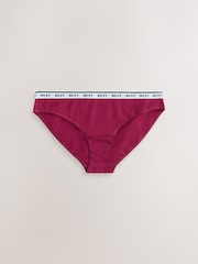 Red Bows/Navy Checks Brazilian Cotton Logo Knickers 7 Pack - Image 11 of 13