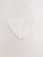 Spot & Check High Leg Cotton Rich Knickers 7 Pack - Image 2 of 10