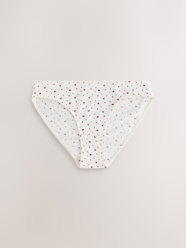 Spot & Check High Leg Cotton Rich Knickers 7 Pack - Image 2 of 10 Spot & Check High Leg Cotton Rich Knickers 7 Pack - Image 2 of 10