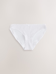 Spot & Check High Leg Cotton Rich Knickers 7 Pack - Image 4 of 10