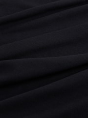 Black Plain Regular Fit Motionflex Short Sleeve Polo Shirt - Image 7 of 7