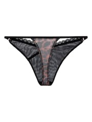 Hunkemöller Brown Ella Highleg Thong - Image 5 of 5