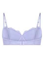 Hunkemöller Purple Lace & Shine Padded Underwired Bra - Image 5 of 5
