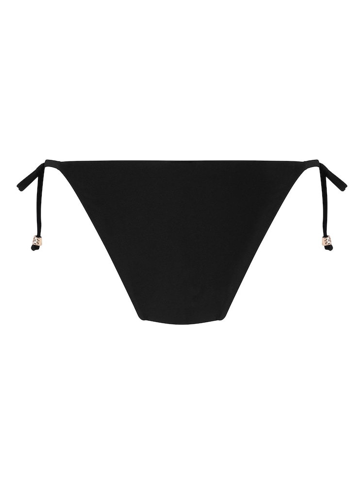 Hunkemöller Black Luxe Cheeky Bikini Bottoms - Image 4 of 4