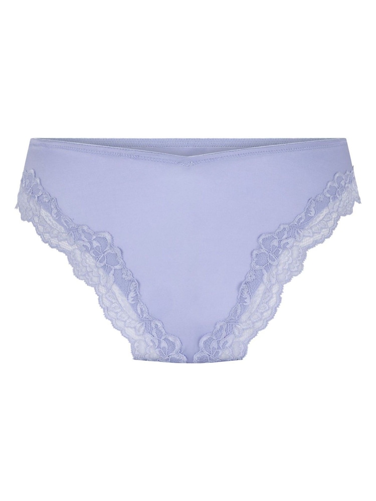 Hunkemöller Purple Lace & Shine Brazilian Knickers - Image 5 of 5 Hunkemöller Purple Lace & Shine Brazilian Knickers - Image 5 of 5