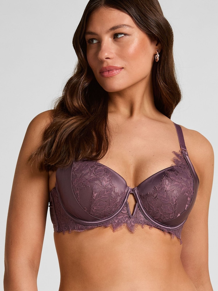 Hunkemöller Purple Malou Padded Underwired Bra - Image 1 of 5 Hunkemöller Purple Malou Padded Underwired Bra - Image 1 of 5