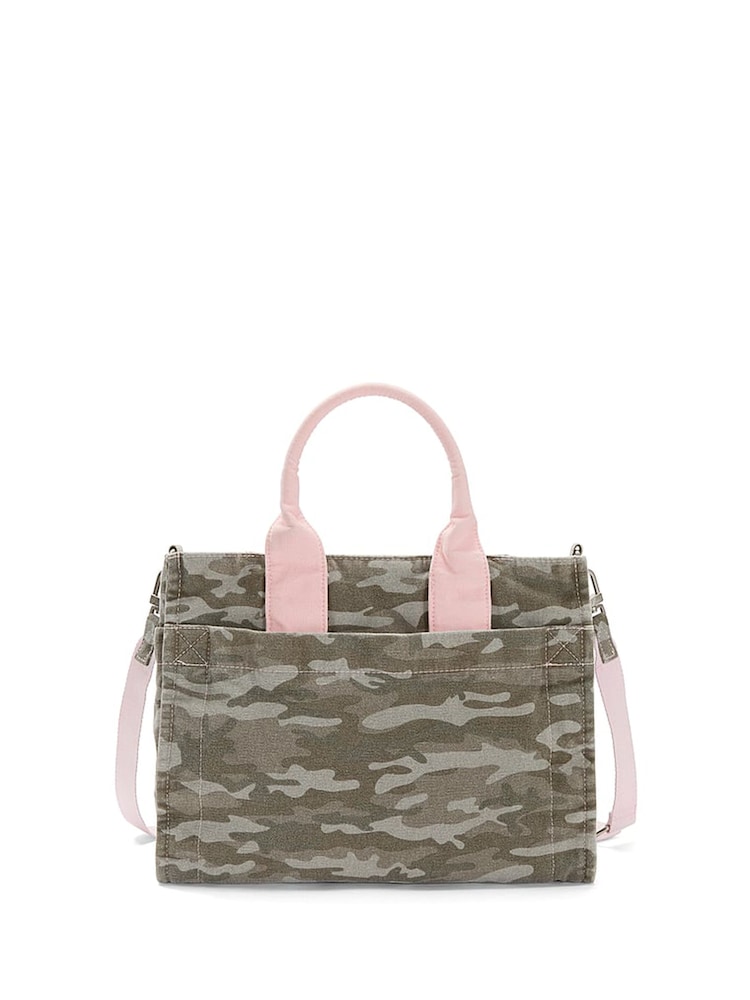 Victoria's Secret Pink Camo Green Tote Bag - Image 2 of 2 Victoria's Secret Pink Camo Green Tote Bag - Image 2 of 2