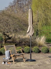 Pacific Champagne Riva Round Garden Parasol - Image 2 of 6