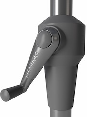 Pacific Champagne Riva Round Garden Parasol - Image 5 of 5