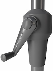 Pacific Anthracite Riva Round Garden Parasol - Image 6 of 6