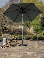 Pacific Olive Riva Round Garden Parasol - Image 2 of 6