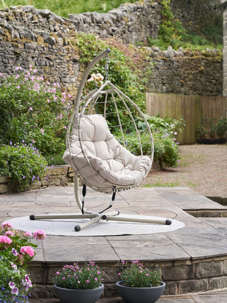 Pacific Putty Lyon Outdoor Hanging Single Chair - Image 1 of 6 Pacific Putty Lyon Outdoor Hanging Single Chair - Image 1 of 6