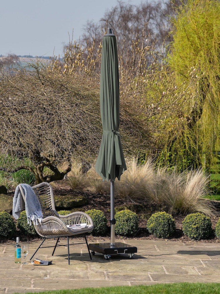 Pacific Olive Riva Round Garden Parasol - Image 2 of 4