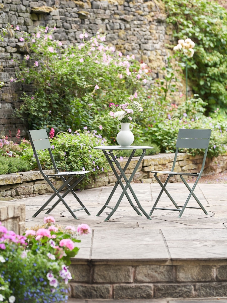 Pacific Moss Green Rennes Outdoor Bistro Set - Image 1 of 6 Pacific Moss Green Rennes Outdoor Bistro Set - Image 1 of 6