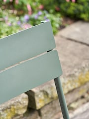 Pacific Moss Green Rennes Outdoor Bistro Set - Image 3 of 6