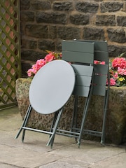 Pacific Moss Green Rennes Outdoor Bistro Set - Image 4 of 6