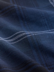 Navy - Set pigiama a maniche corte in jersey Motivo a scacchi - Immagine 11 di 11