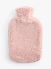Pink Faux Fur Hot Water Bottle - Image 4 of 4