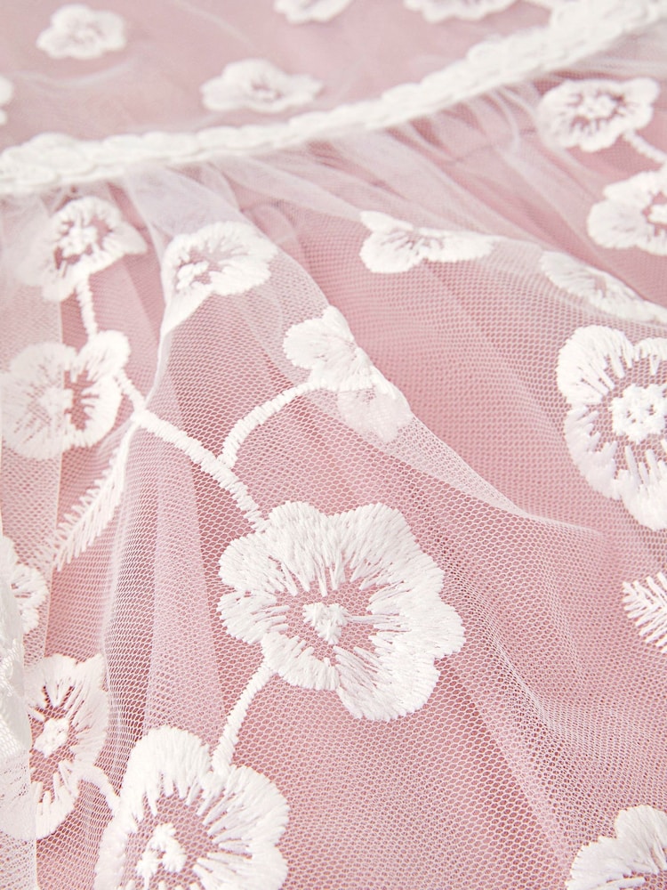 Monsoon Pansy Embroidered Tulle Dress - Imaginea 4 din 4 Monsoon Pansy Embroidered Tulle Dress - Imaginea 4 din 4