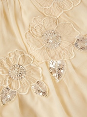 Monsoon Leila Floral Embellished Party Dress - Imaginea 4 din 4