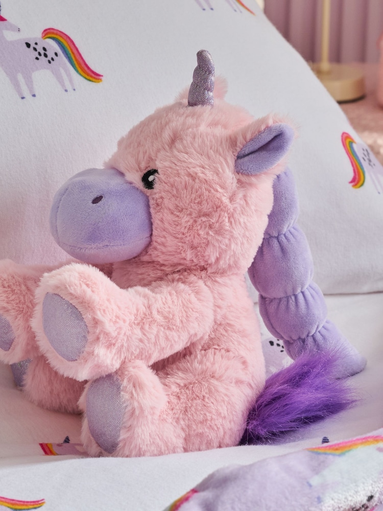 Pink Unicorn Soft Toy Hottie - Image 1 of 3 Pink Unicorn Soft Toy Hottie - Image 1 of 3