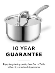 Sur La Table Stainless Steel Saucepan with Lid 18cm - Image 8 of 9