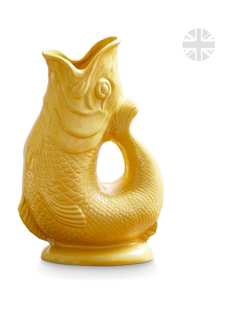 Wade Yellow Large Original Gurgle Fish Jug - Image 1 of 3