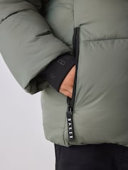 Baker by Ted Baker Green Shower Resistant Padded Coat - Image 5 of 12