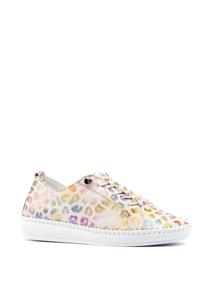 Lunar White Jana Multi Colour Leather Shoes - Image 2 of 8 Lunar White Jana Multi Colour Leather Shoes - Image 2 of 8