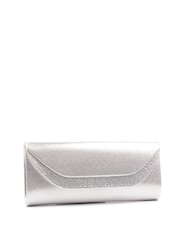 Plata - Lunar Nancy Clutch with Detachable Strap - Imagen 1 de 3