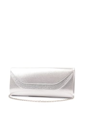 Plata - Lunar Nancy Clutch with Detachable Strap - Imagen 3 de 3