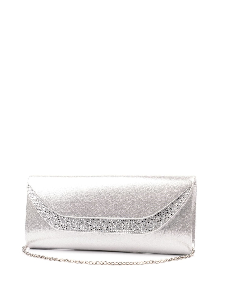 Plata - Lunar Nancy Clutch with Detachable Strap - Imagen 3 de 3
