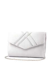 Plata - Lunar Priscilla Clutch with Detachable Strap - Imagen 2 de 3